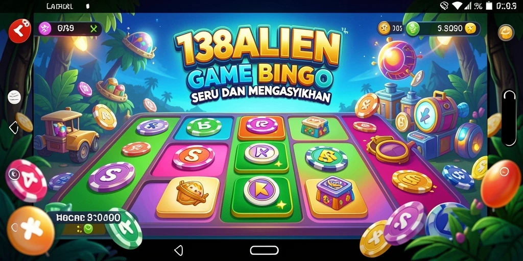 Tampilan gameplay seru di 138ALIEN saat bermain Bingo.