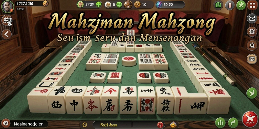 Tampilan gameplay Mahjong yang menarik di 2739.