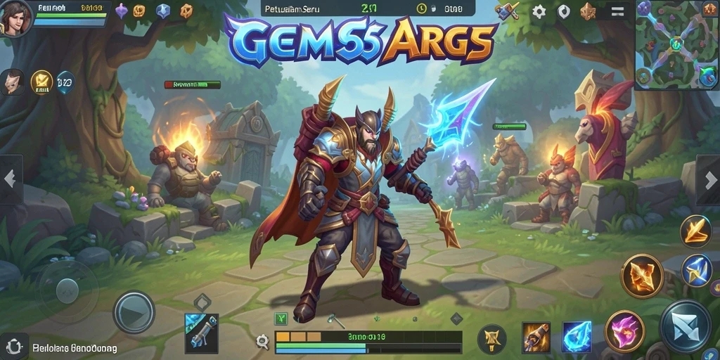 Tampilan gameplay seru dan menantang dalam GEMS365.
