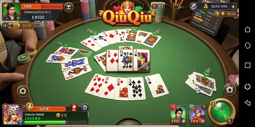 Tangkapan layar H89 menampilkan gameplay QiuQiu yang seru.