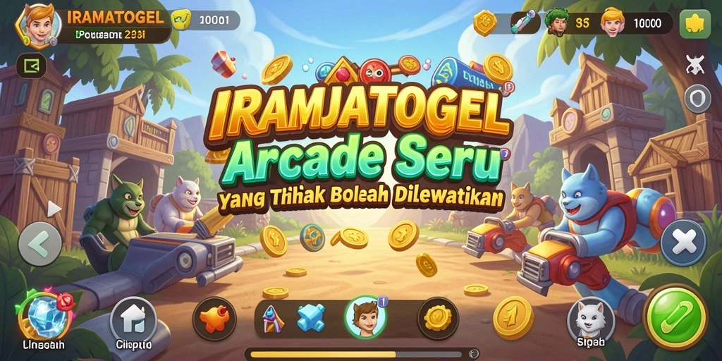Screenshot gameplay <strong>IRAMATOGEL</strong> yang menghadirkan kebangkitan arcade yang seru.