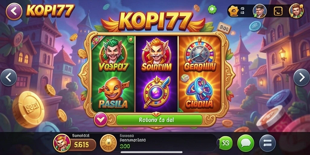 Screenshot menunjukkan gameplay menarik dari KOPI77 dengan grafis yang memukau.
