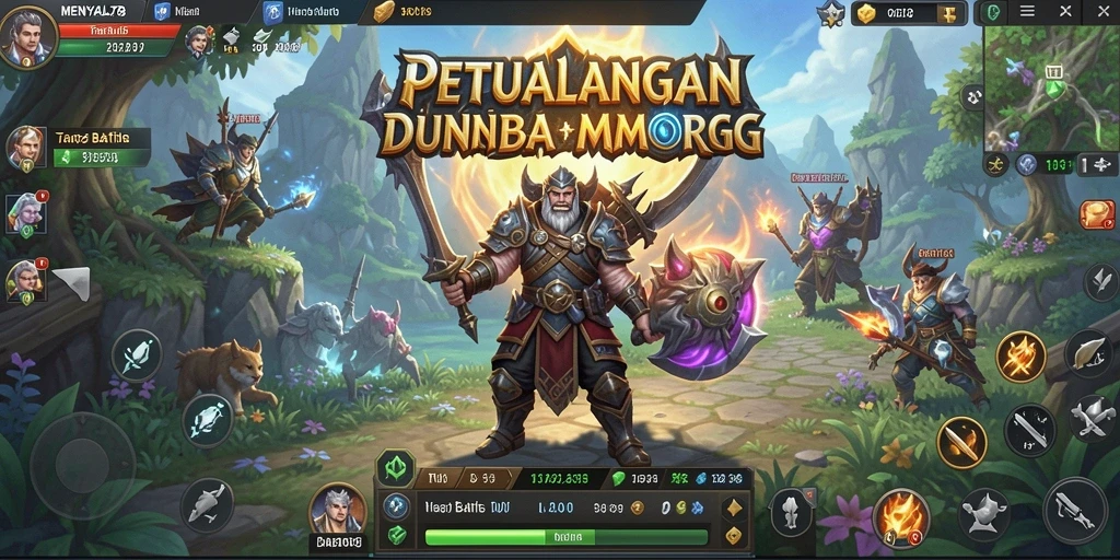 Tampilkan gameplay seru dari MENYALA78 dalam petualangan MMORPG.