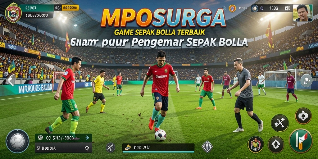 Gameplay seru MPOSURGA dalam pertandingan sepak bola.