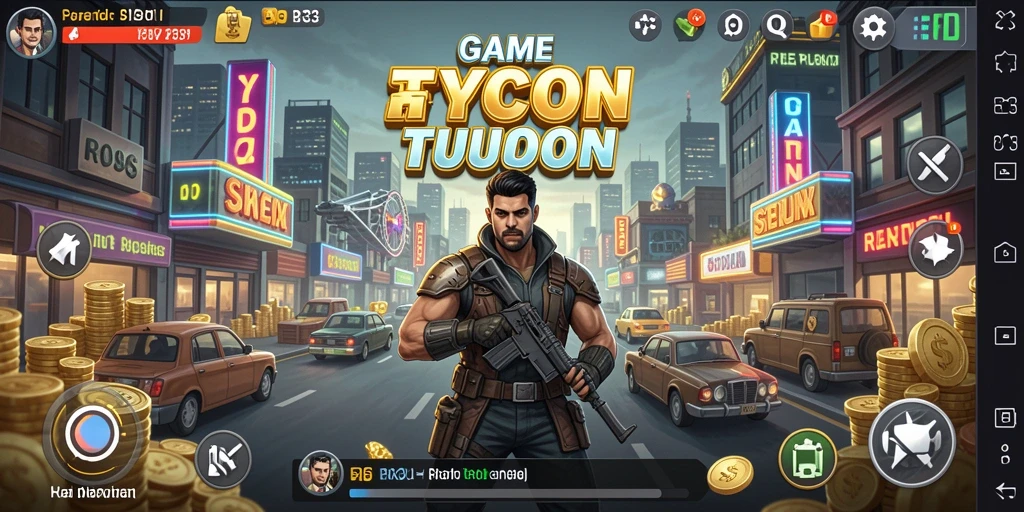 Tampilan gameplay Tycoon yang mengasyikkan dan interaktif.