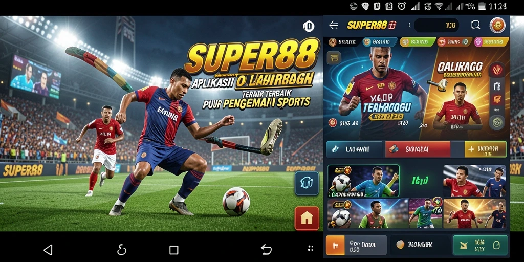 Tampilan dinamis dari gameplay <strong>SUPER88</strong> dengan aksi olahraga yang mendebarkan.