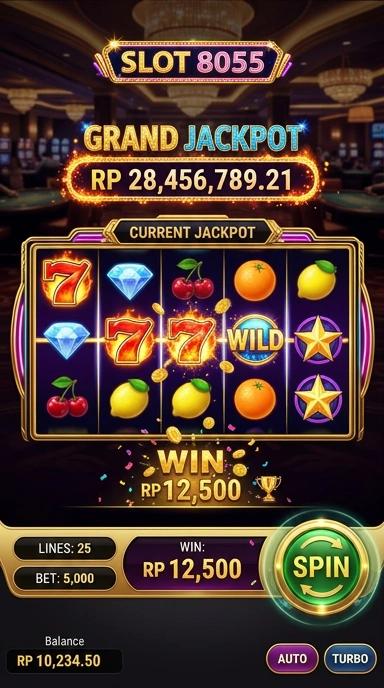 Tampilan antarmuka aplikasi 8055 yang intuitif.